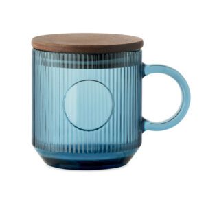 Žebrovaný skleněný hrnek VITRIO MUG
