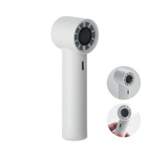 reklamní kapesní miniventilátor s vlastním potiskem GLACI bílá