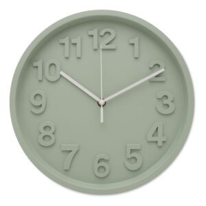 nástěnné hodiny s vlastním potiskem zelená
